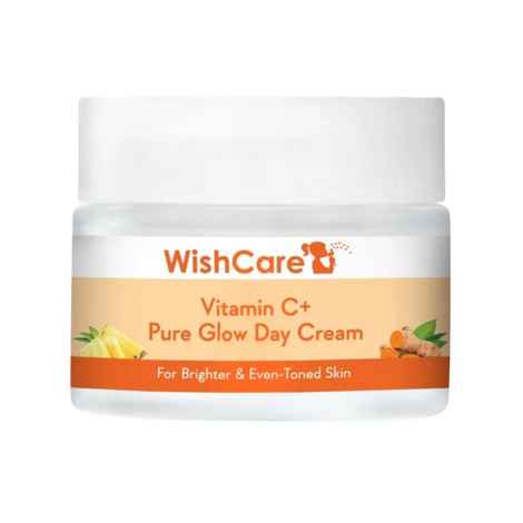 Buy WishCare Vitamin C+ Pure Glow Day Cream -For Bright, Young and Even Toned Skin - 50 gm - Purplle