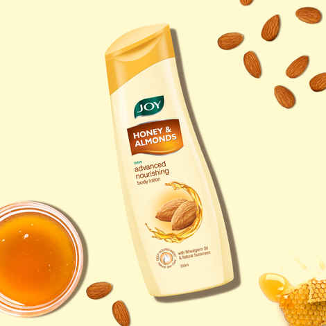 Buy Joy Honey & Almonds Advanced Nourishing Body Lotion, For Normal to Dry skin 300 ml - Purplle