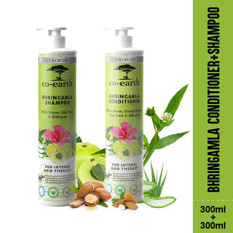 Buy Colorbar Co-Earth Bhringamla Shampoo & Conditioner ( Pack Of 2 ) - Purplle