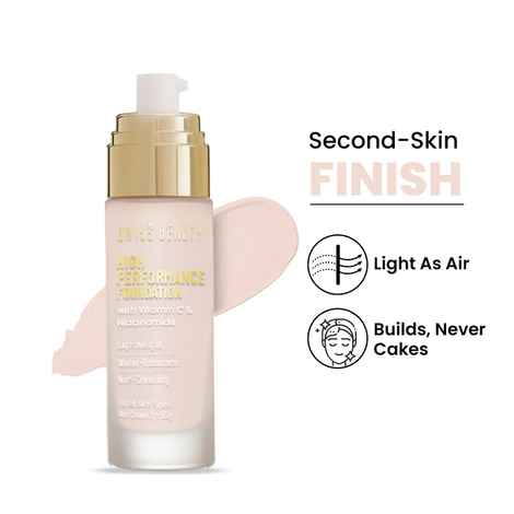 Buy Swiss Beauty High Coverage Foundation | Water-Resistant | Medium to Buildable Coverage | Lightweight | Easy to Blend | With Vitamin C & Niacinamide|Rose-Blush 55 gm - Purplle
