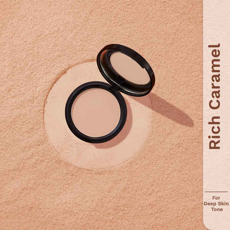 Buy Pilgrim Compact Powder Rich Caramel, Natural Matte Finish, Oil Control, Pore Blurring, For Woman 9 gm - Purplle