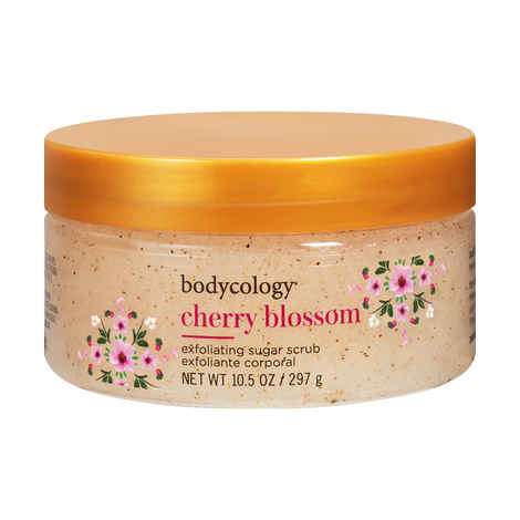 Buy Bodycology Cherry Blossom Exfoliating Sugar Scrub 297g - Purplle