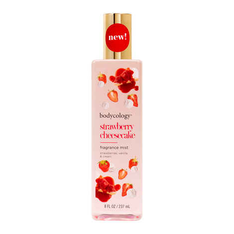 Buy Bodycology Strawberry Cheesecake Fragrance Body Mist 237ml - Purplle