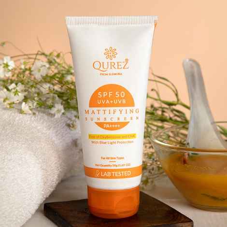 Qurez Mattifying Sunscreen SPF 50 PA+++,(50 ml)