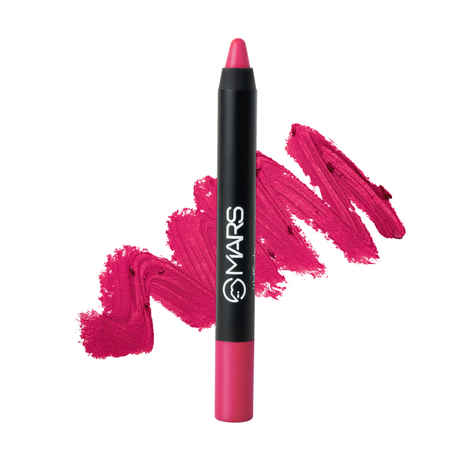 Buy MARS Won't Smudge Won't Budge Crayon Lipstick up to 12 Hours Stay | Matte Finish | Waterproof | Won't Smudge Won't Budge Lip Crayon (3.5 gm) (07-Let's Do It) - Purplle