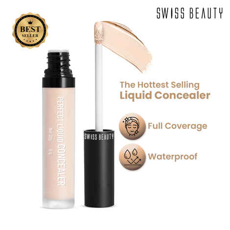 Buy Swiss Beauty Liquid Concealer 10 Porcelain 6 gm - Purplle