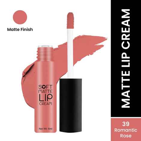 Buy Swiss beauty Soft Matte Lip Cream Lipstick 39 Romantic Rose 6 gm - Purplle