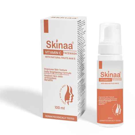 Buy Skinaa Vitamin C Face Wash for Women & Men 100 ml- Toxin-Free & Oil-Free Face Wash for Acne-Prone, Dry & Oily Skin - Illuminates Skin - Purplle