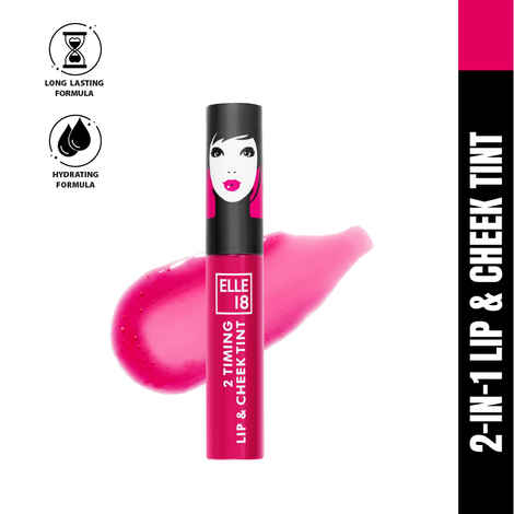 Buy Elle18 2 Timing Lip & Cheek Tint Candy Floss - 4 ml - Purplle