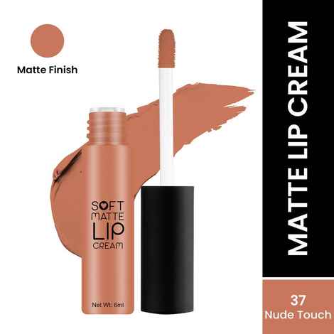 Buy Swiss beauty Soft Matte Lip Cream Lipstick 37 Nude Touch 6 gm - Purplle