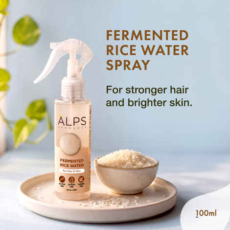 Buy Alps Goodness Fermented Rice Water (100 ml) | Rice Water for Hair and Face|Shiny Silky Hair |Korean Glass Skin |For Brighter Skin | Elastic & Glowy Skin  - Purplle