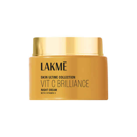 Buy Lakme Vitamin C Brilliance Night Cream with Vitamin C | For Healthy & Glowing skin | 50G - Purplle