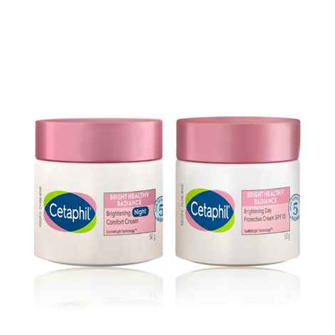 Buy Cetaphil Bright Healthy Radiance Day And Night Cream [Night Cream (50 ml) + Day Cream (50 ml)] - Purplle