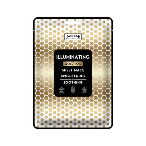 Buy Jaquline USA Illuminating Gold Foil Sheet Mask 1N (25 gm) - Purplle