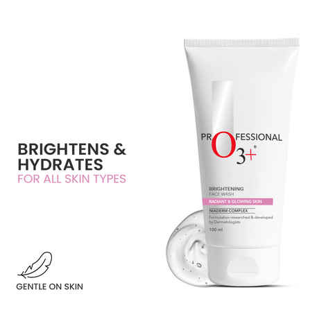 O3+ Brightening Face Wash with Radiant & Glowing Skin | All Skin Types 100 ml