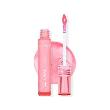 Buy Lamel All in One Lip Tinted Plumping Oil 401-Peachy 3 ml - Purplle
