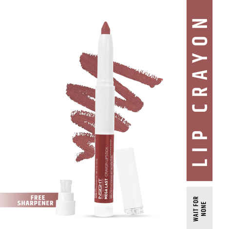 Buy INSIGHT COSMETICS MEGA LAST CRAYON LIPSTICK_WAIT FOR NONE (13) - Purplle