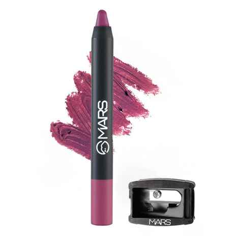 Buy MARS Won't Smudge Won't Budge Crayon Lipstick up to 12 Hours Stay | Matte Finish | Waterproof | Won't Smudge Won't Budge Lip Crayon (3.5 gm) (14-I Am Relentless) - Purplle