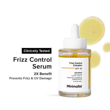 Buy Minimalist Frizz Control Complex SPF 30 Hair Serum 50 ml - Purplle
