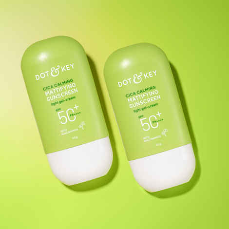 Buy Dot & Key Cica Calming Niacinamide Sunscreen SPF 50 PA+++ Duo | CICA Sunscreen Pack of 2 - Purplle