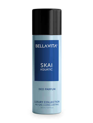 Buy Bella Vita Organic SKAI Aquatic Man Long Lasting Body Parfum Deo for Men 150 ML - Purplle