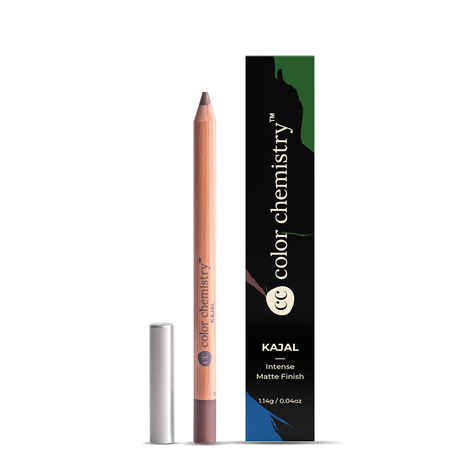 Buy Color Chemistry Organic Kajal, Intense Matte Finish, One-stroke application - Certified Organic (1.14 gm) Loam KJ02 - Purplle