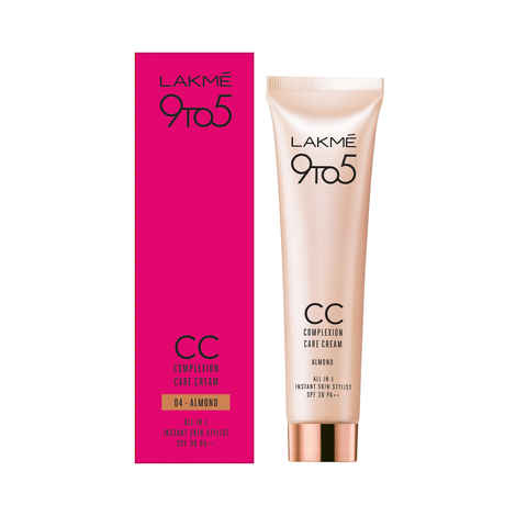 Buy Lakme 9 to 5 Complexion Care CC Cream, Almond (30 gm) - Purplle