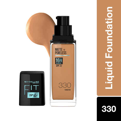Buy Maybelline New York Liquid Foundation, Fit Me Matte + Poreless, The Archies Limited Edition, Shade 330, 30 ml - Purplle