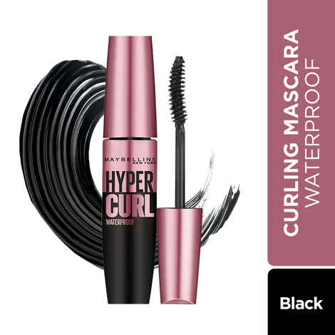 Buy Maybelline New York Hypercurl Mascara Waterproof, Very Black (9.2 g) - Purplle