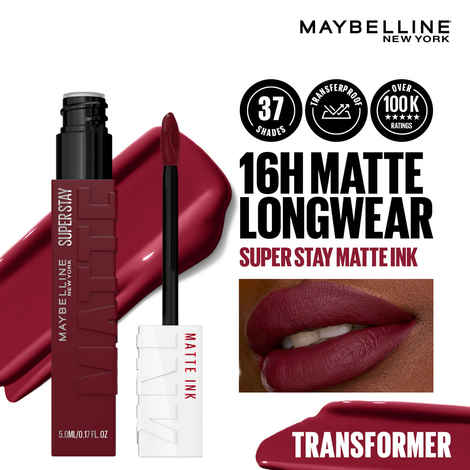 Buy Maybelline NY SuperStay Matte Ink Lipstick, The Archies Collection,Transformer, 5 ml - Purplle
