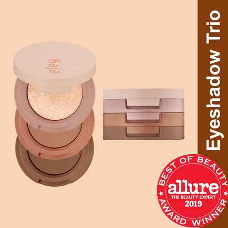 Buy KAJA Beauty Bento Collection| Bouncy Shimmer Eyeshadow Trio | 08 Chocolate Dahlia - Neutral cocoa | Cruelty free, K-Beauty Mini Palettes - 4.1 gm - Purplle
