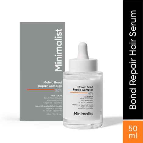Buy Minimalist Maleic Bond Repair Complex 5% Hair Serum with Amino acids, Argan oil & Squalane 50 ml - Purplle