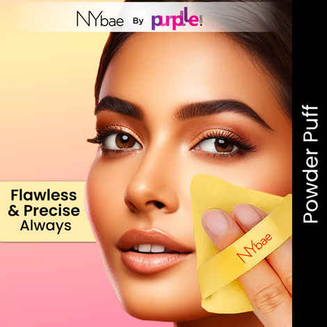 Buy NY Bae Touch Up Powder Puff | Loose Powder | Long Lasting Makeup | Matte Finish | Travel Kit | Makeup Sponge, 1 Pc - Purplle