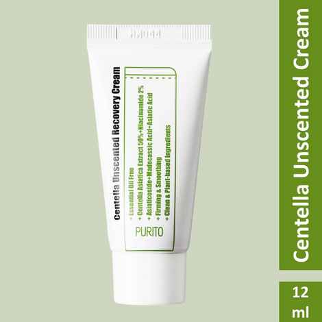 Buy PURITO Centella Unscented Recovery Cream (mini) (12ml) | Korean Skin Care - Purplle