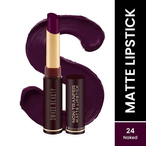 Buy Swiss Beauty Non Transfer Lipstick 24 Naked (2 gm) - Purplle