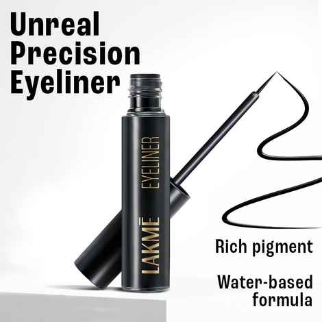 Buy Lakme Unreal Precision Liquid Eye Liner, with Aqua, Liquid Eye Liner for Eyes (4.5 ml) - Purplle