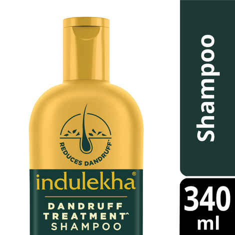 Buy Indulekha Dandruff Treatment Shampoo 340 Ml - Purplle