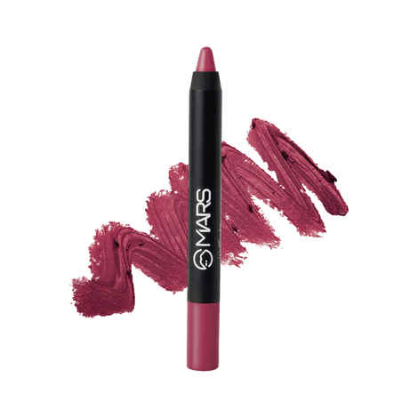 Buy MARS Won't Smudge Won't Budge Crayon Lipstick up to 12 Hours Stay | Matte Finish | Waterproof | Won't Smudge Won't Budge Lip Crayon (3.5 gm) (24-I Am Dramatic) - Purplle