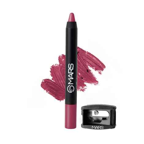 Buy MARS Won't Smudge Won't Budge Crayon Lipstick up to 12 Hours Stay | Matte Finish | Waterproof | Won't Smudge Won't Budge Lip Crayon (3.5 gm) (24-I Am Dramatic) - Purplle