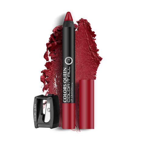 Buy Colors Queen It All Non Tranfer Waterproof & Smude Proof Lip Crayon 3.5 gm - Dynamite Berry (Shade - 07) - Purplle