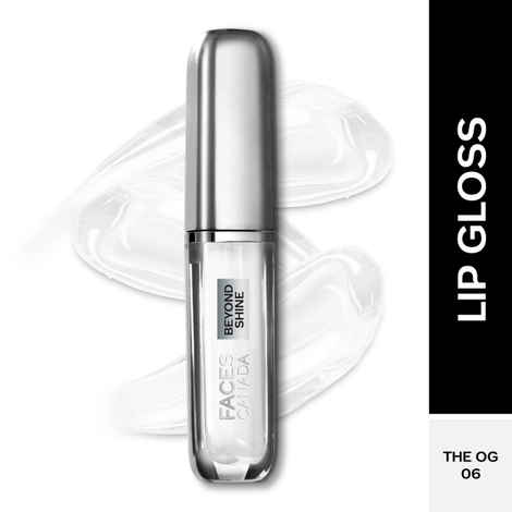 Buy FACES CANADA Beyond Shine Lip Gloss - The OG 06, 3 ml | Lightweight Non-Sticky Luxurious Texture For Glossy Lips | Instant Shine | Fuller, Supple & Plump Lips | 24HR Hydration - Purplle