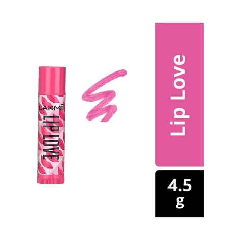 Buy Lakme Lip Love Chapstick Strawberry|Nourishing Lip Balm | 4.5 g - Purplle