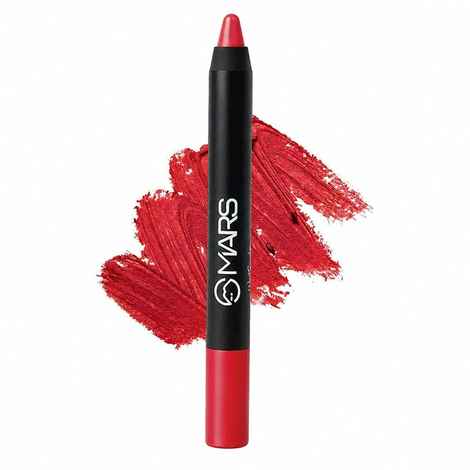 Buy MARS Won't Smudge Won't Budge Crayon Lipstick with 12 hours stay | Matte Finish | Waterproof | Won't Smudge Won't Budge Lip Crayon (3.5 gm) (02-I Am Strong) - Purplle