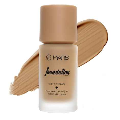 MARS Foundation With High Coverage, Blemish Free & Blendable Liquid