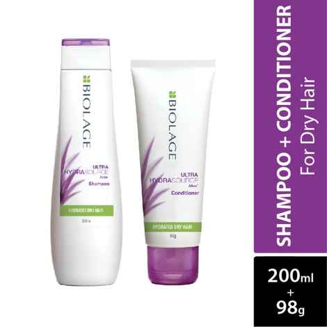 Buy Matrix Biolage Ultra Hydrasource Hydrating Shampoo & Conditioner Combo of 2 - Purplle