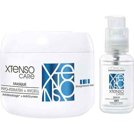 L'Oreal Professionnel Xtenso Care Mask (196gms) + L'Oreal Professionnel Xtenso Care Serum (50 ml)