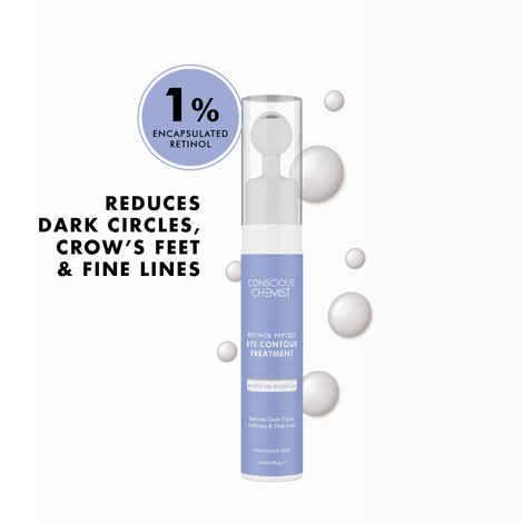 Buy Conscious Chemist Eye Treatment Serum | Caffeine & Peptides | Dark Circles & Crow's Feet 10 ml - Purplle