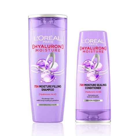 Buy L'Oreal Paris Moisture Lock in Shampoo (340 ml) + Conditioner (180 ml) Combo - Purplle
