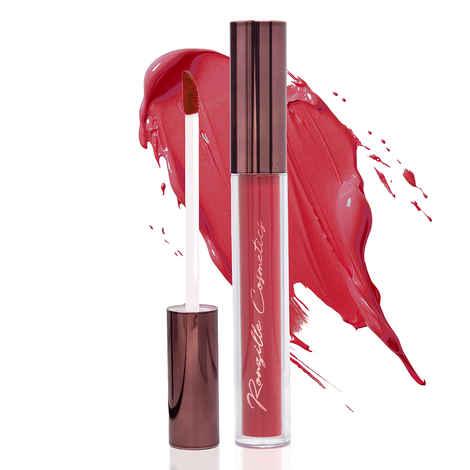 Ronzille Liquid Lipstick | Transferproof | Long Lasting | Smudgeproof | Highliy Pigmented | Vegan | Shade-Persian Plum | 4 ml