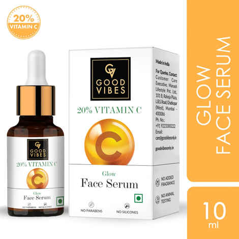 Buy Good Vibes 20% Vitamin C Glow Face Serum (10 ml) - Purplle